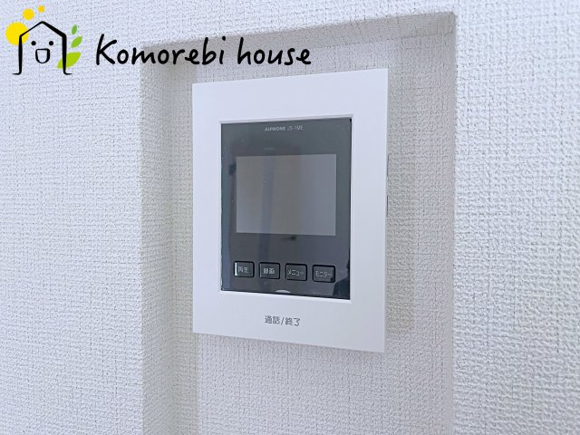 伊奈町栄　5期　新築一戸建て　グラファーレ　01の防犯設備|モニター付インターホンです