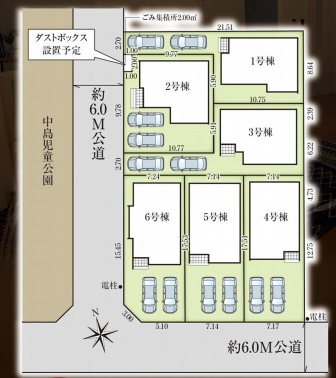 伊奈町栄　5期　新築一戸建て　グラファーレ　01の区画図|1号棟