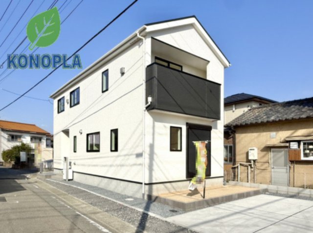 【新築戸建】高崎市上並榎町第1期の外観|■外観|シンプルで洗練されたデザインは住まう人の色に染まり、個性を映し出します♪本日見学可能(*＾＾*)