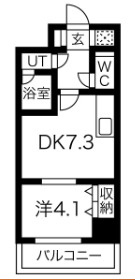 ONE ROOF FLAT TENJINBASHIの間取り
