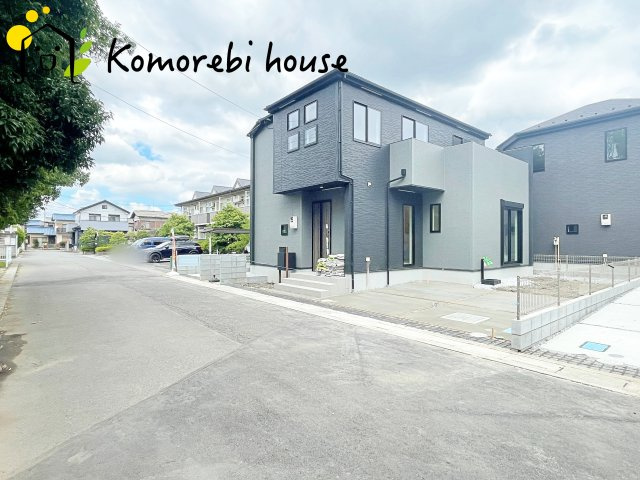 伊奈町栄　5期　新築一戸建て　グラファーレ　02の前面道路含む現地写真|26.8.6　撮影済み