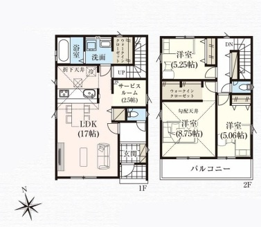 伊奈町栄　5期　新築一戸建て　グラファーレ　04