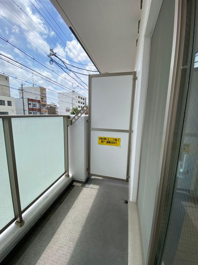 フローライト徳川　名古屋市賃貸　仲介手数料無料のバルコニー|バルコニー