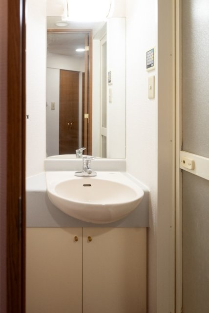 パークウェル市ヶ谷の独立洗面台