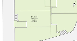 【土地図】 | 【仲介手数料無料！！】多摩市連光寺3丁目　建築条件付き売地（全11区画）第9区画　2800万円 | 第9区画