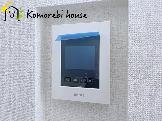 伊奈町栄　5期　新築一戸建て　グラファーレ　05の防犯設備|モニター付インターホンです