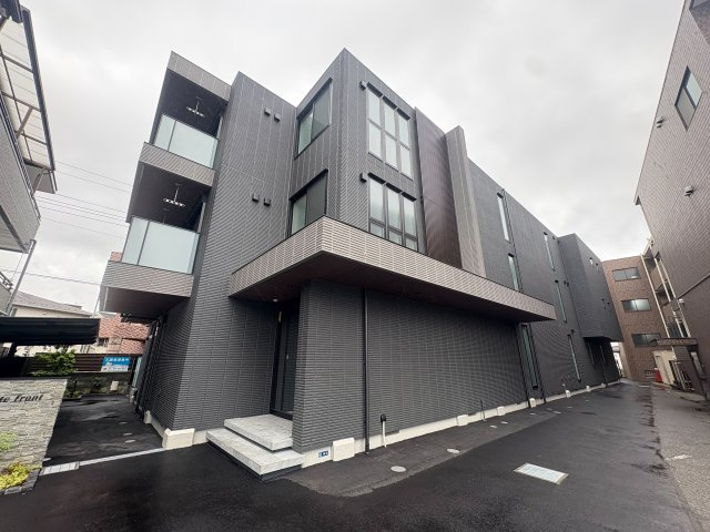 川崎市多摩区宿河原３丁目のアパートの外観パース