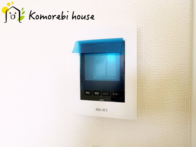 第3　伊奈町小室　新築一戸建て　ハートフルタウン　Nの防犯設備|モニター付インターホンです
