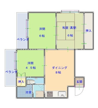 マスダビルの間取り