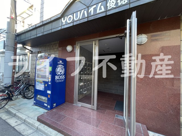 YOUハイム俊徳のエントランス|落ち着いたエントランスです