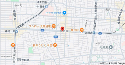 【地図】 | ディアレイシャス名古屋太閤通Ⅳ