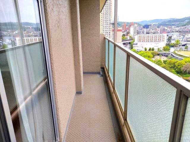 日興宝塚南口スカイマンションのバルコニー|北側バルコニー