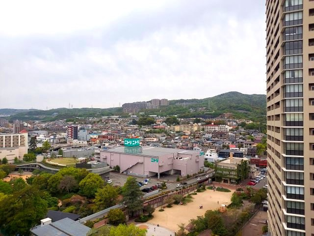 日興宝塚南口スカイマンションの展望|北側バルコニーからの眺望