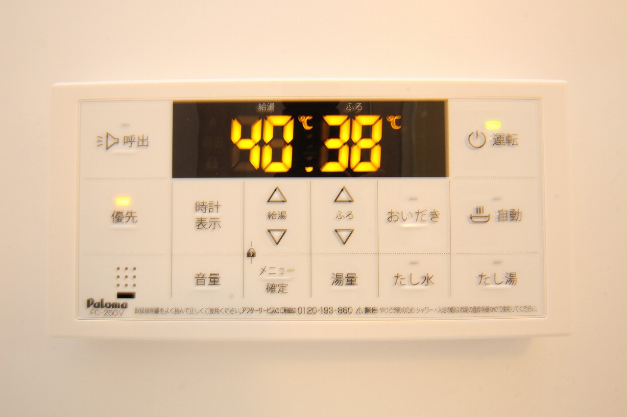 メゾン・ストリートⅡの区画図|給湯器パネルです