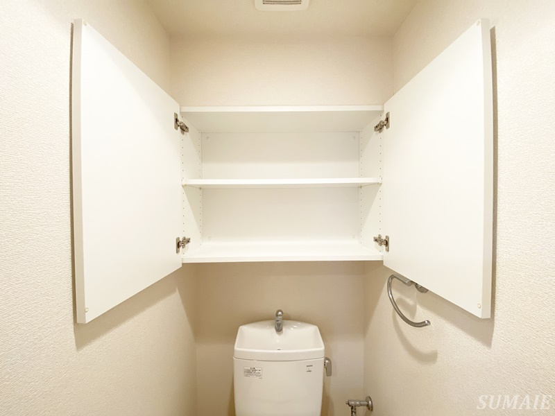パークアクシス滝野川の収納|トイレ上収納です☆