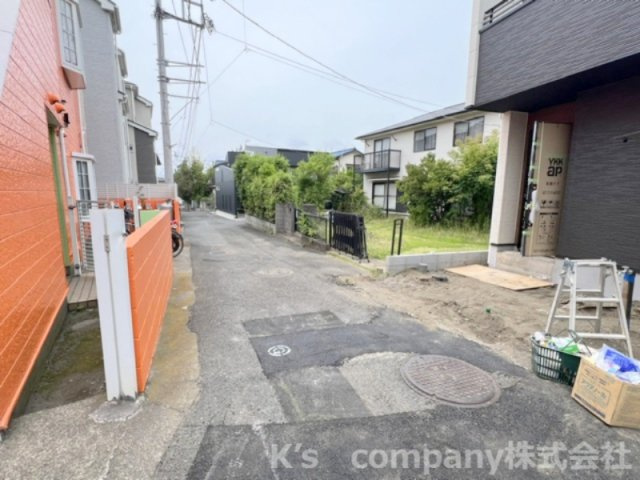 茅ヶ崎市南湖4丁目　新築戸建　1号棟の前面道路含む現地写真|2026.6.14撮影◇
