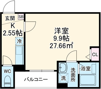 【間取り】 | CUORE三光町