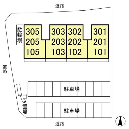 ロイヤル　オークの区画図