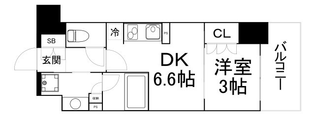 【間取り】 | ザ・パークハビオ谷町六丁目テラス
