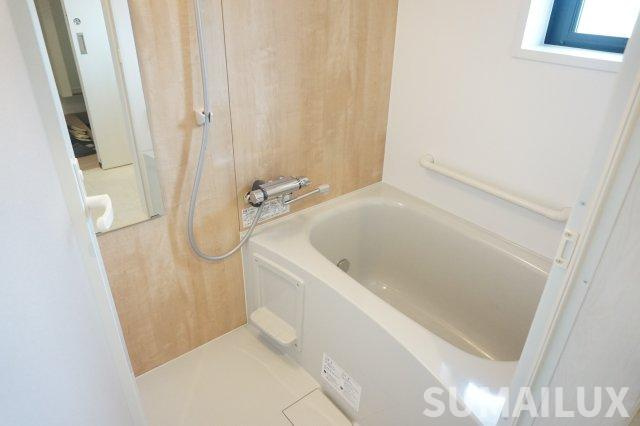 熊本市中央区帯山７丁目のアパートの浴室