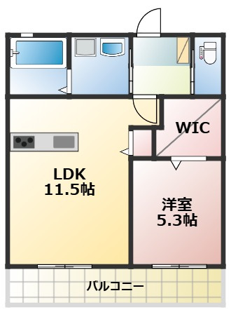 Ｓｈｅｌｌ　Ｌｅｂｅｎ八反田Ⅰの間取り