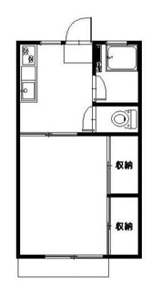 【間取り】 | ハイム桃園 | 間取りです。