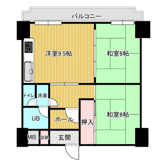 【間取り】 | パノラマビュー白子