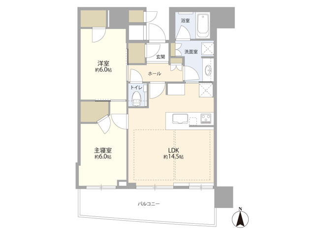 【間取り】 | パークタワー晴海