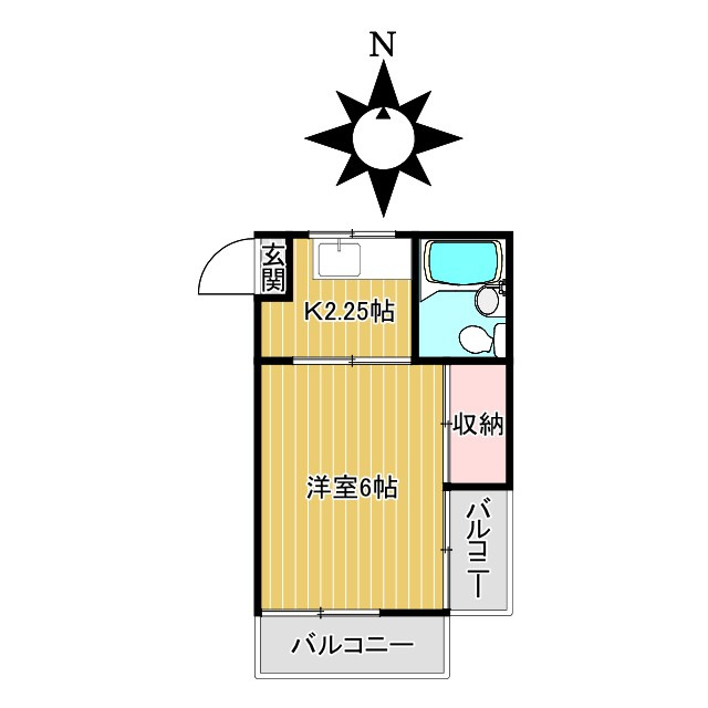 ワースエステイツの間取り