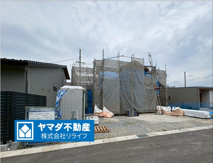 新築戸建　岐阜市世保北　全２区画分譲の外観|「現地（2026年7月13日）撮影」　　
■外観写真　
■ヤマダ不動産　株式会社リライフ　