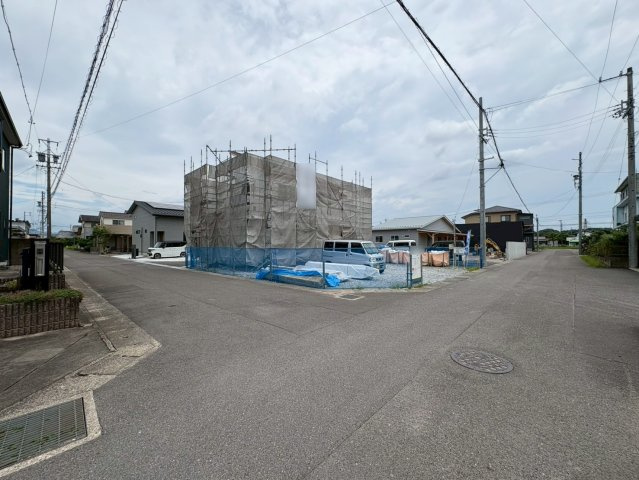 新築戸建　岐阜市世保北　全２区画分譲の外観|「現地（2026年7月13日）撮影」　　
■全体写真　
■ヤマダ不動産　株式会社リライフ　