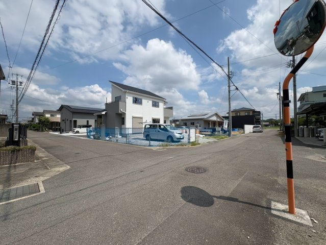 新築戸建　岐阜市世保北　全２区画分譲の外観|「現地（2026年9月1日）撮影」　
■全体写真　
■ヤマダ不動産　株式会社リライフ　