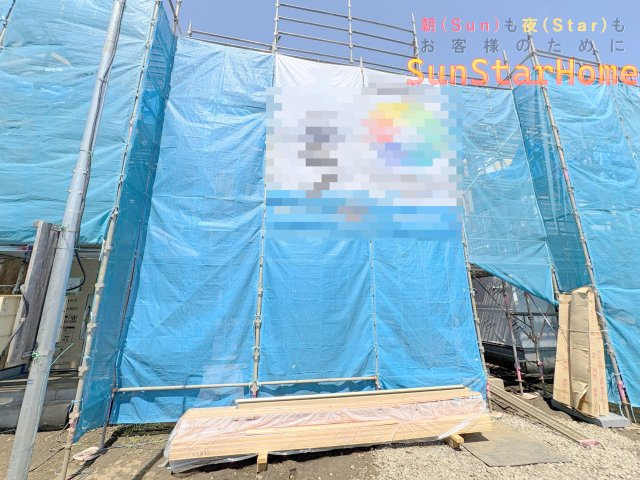 【サンスターホーム】瑞穂町南平2丁目　省エネ住宅E号棟の外観