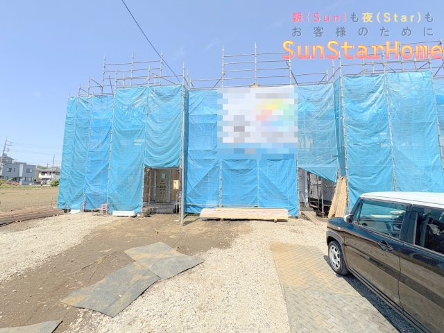 【サンスターホーム】瑞穂町南平2丁目　省エネ住宅E号棟の外観
