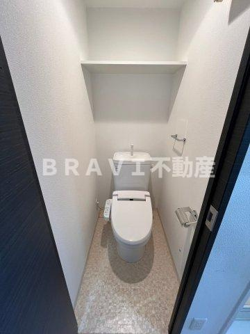 アドバンス大阪城レガーレ　BRAVI不動産のトイレ|【アドバンス大阪城レガーレ】コンパクトで使いやすいトイレです