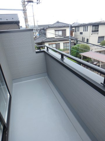 鶴ヶ島市藤金新築戸建のバルコニー