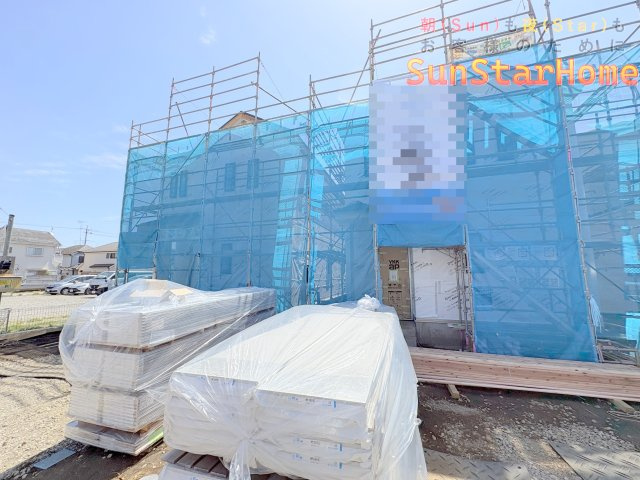 【サンスターホーム】瑞穂町南平2丁目　省エネ住宅B号棟の外観