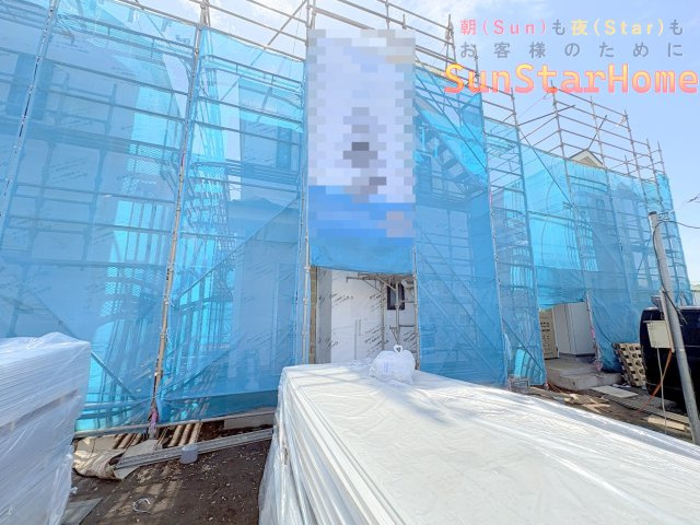 【サンスターホーム】瑞穂町南平2丁目　省エネ住宅B号棟の外観