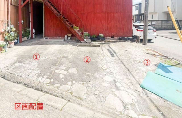 六条町駐車場の区画図