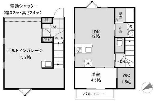 【間取り】 | サニーサイドK-WEST