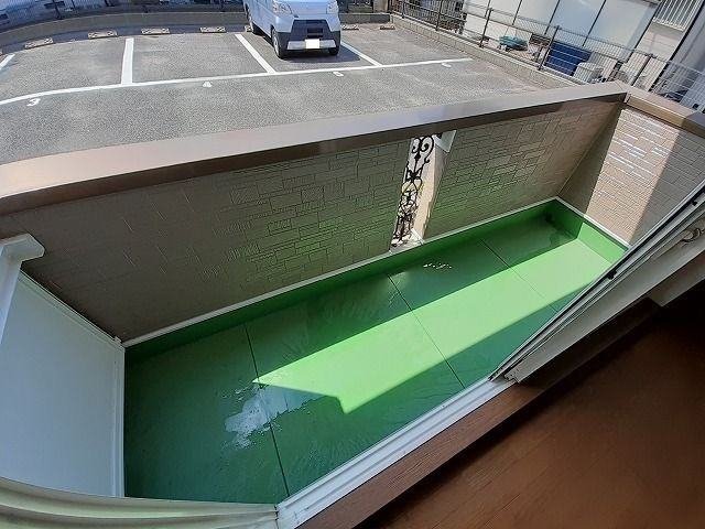 グランドゥールこだまⅥのバルコニー
