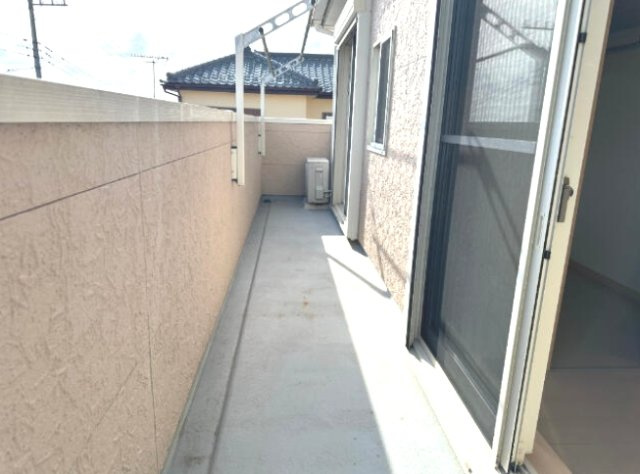 山武市成東　中古戸建のバルコニー|平成19年6月築３LDKリビング約20帖 カウンターキッチン駐車2台可能　富士見台分譲地内