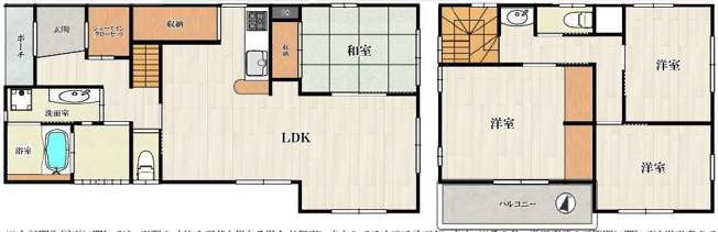 【間取り】 | 加古川市東神吉町神吉　中古戸建 | 4LDK＋SICです。