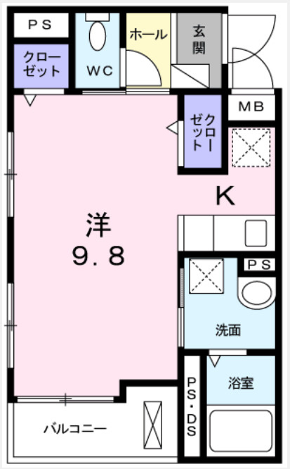 フィレール　デュ　トラジャⅢの間取り
