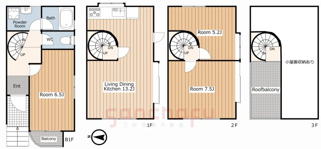 【間取り】 | 三宿の森テラス南