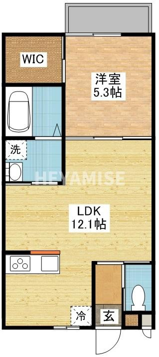 modern palazzo平間　EASTの間取り