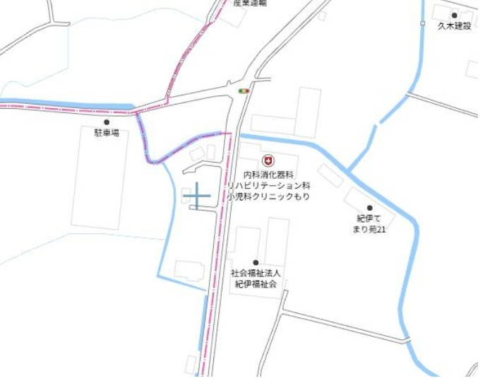 和歌山市小豆島の地図