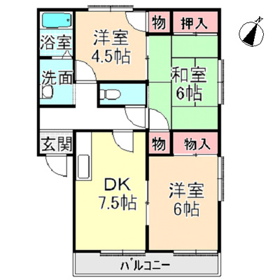 【間取り】 | ヴィーブル七々色