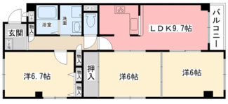 【間取り】 | ロイヤルハイツ甲子園口