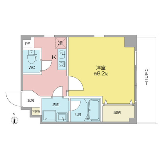 【間取り】 | カーサ千種A